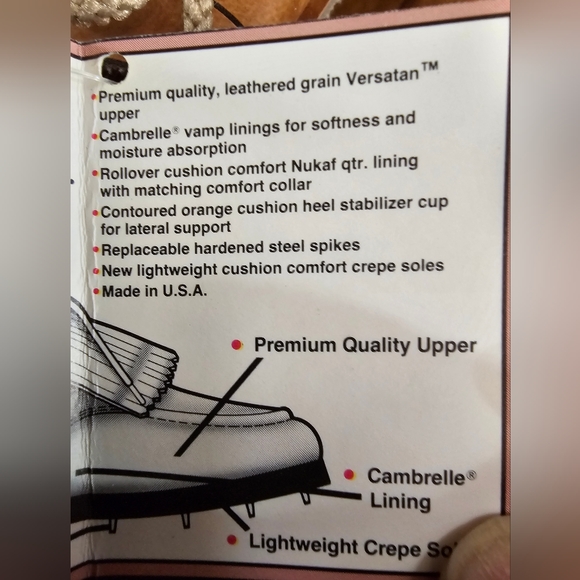 Vintage The Soft Ones By Endicott Johnson Golf Shoes Size 8 NWT - Picture 14 of 14